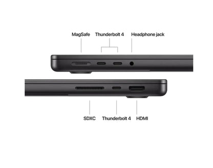 Apple - MacBook Pro 14-inch Laptop - Apple M4 chip ndertuar për Apple Intelligence - 16GB Memory - 1TB SSD - Space Black